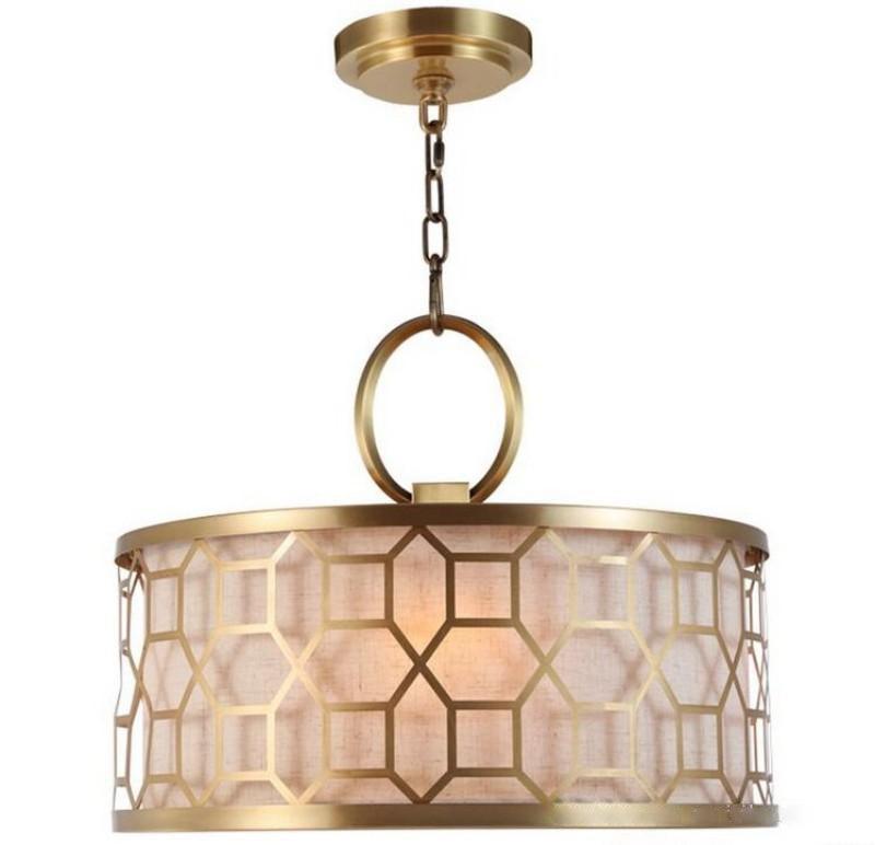 Arshaor Premium Elegance runde Pendelleuchte aus Kupfer mit Glaskolben