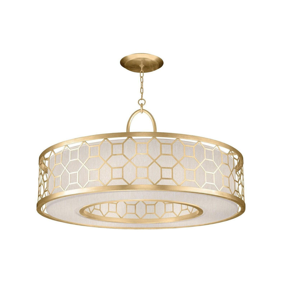 Arshaor Premium Elegance runde Pendelleuchte aus Kupfer mit Glaskolben