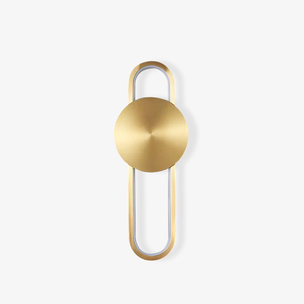 Orieniella zeitgenössische minimalistische Messing-Wandleuchte