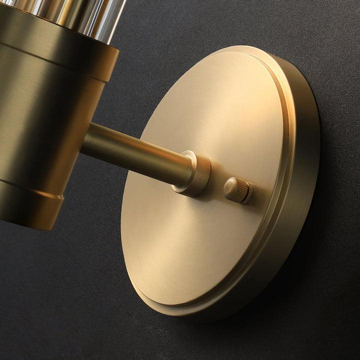 Vevenisra skandinavische Kunstwerk Zylinder-Glas-Wandleuchte