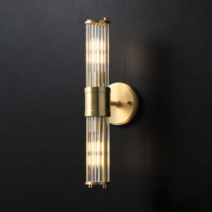 Vevenisra skandinavische Kunstwerk Zylinder-Glas-Wandleuchte