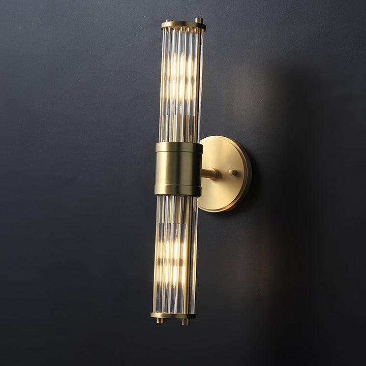 Vevenisra skandinavische Kunstwerk Zylinder-Glas-Wandleuchte