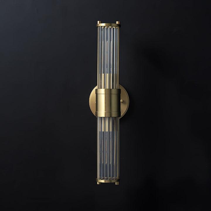 Vevenisra skandinavische Kunstwerk Zylinder-Glas-Wandleuchte