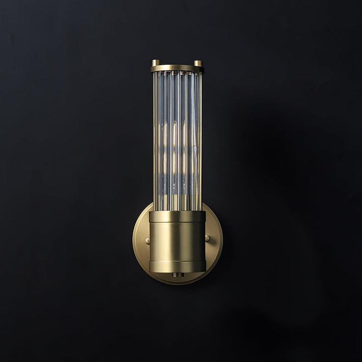 Vevenisra skandinavische Kunstwerk Zylinder-Glas-Wandleuchte