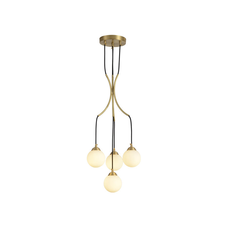 Zoruvyi modern minimalistisch Ball Drop Glas Kronleuchter