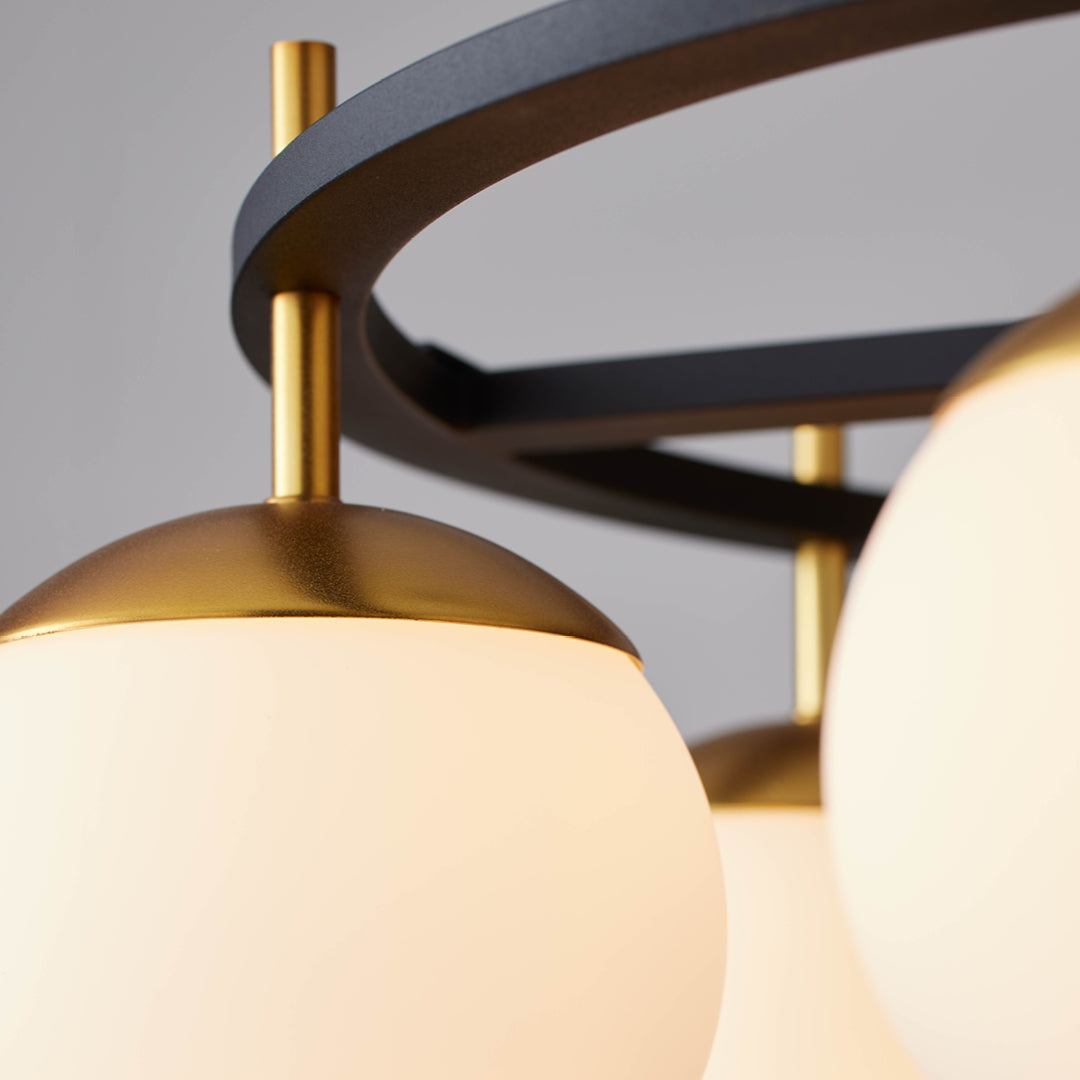 Ornuvyn Kronleuchter zeitgenössische minimalistische Kronleuchte aus Glas