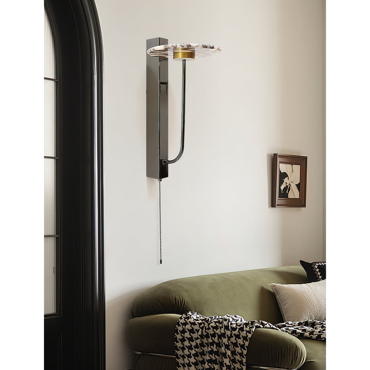 Aevuvyn zeitgenössische minimalistische Marmor-Wandleuchte