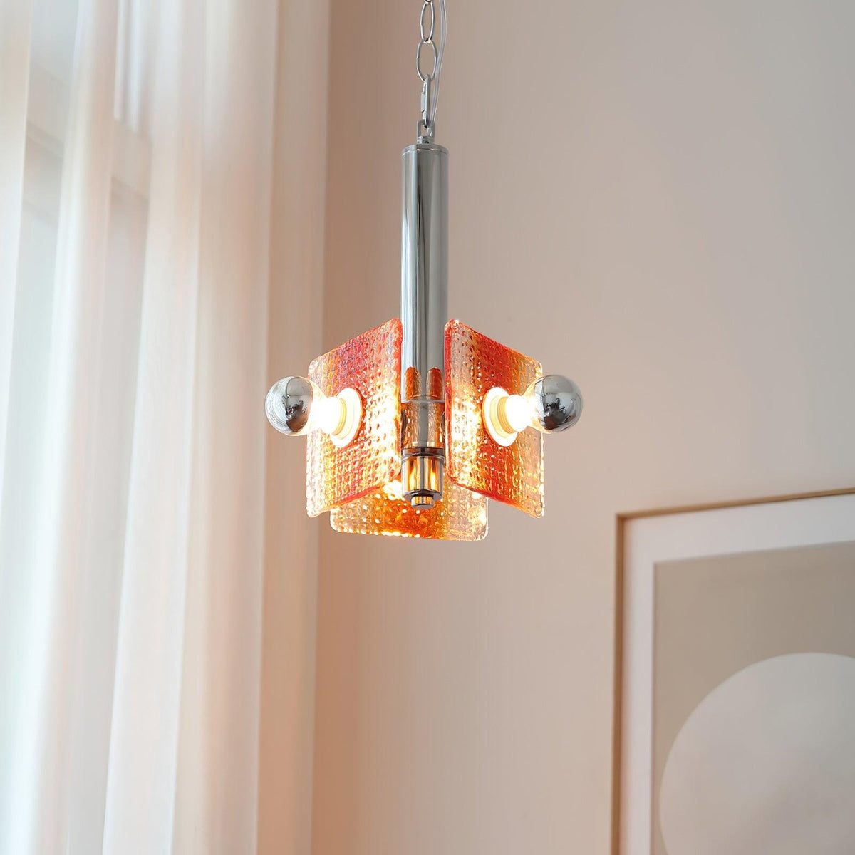Vesk Pendelleuchte aus Glas im eleganten Design