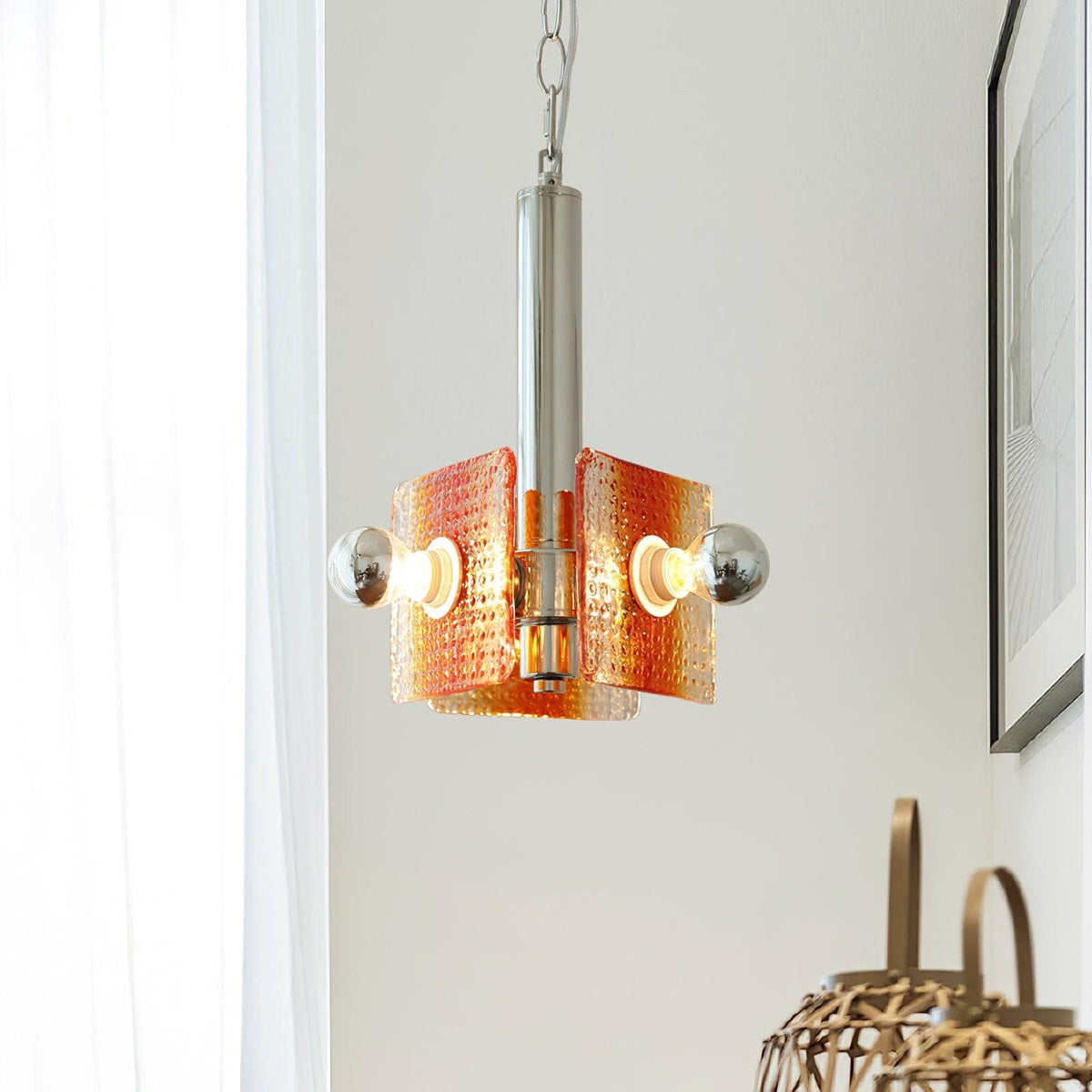 Vesk Pendelleuchte aus Glas im eleganten Design
