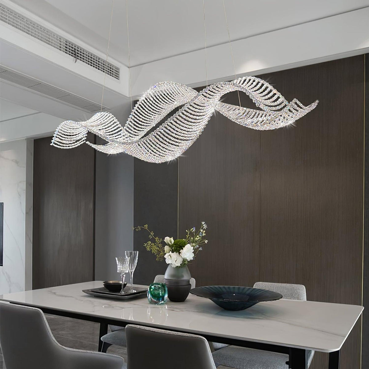 Caelox Kronleuchter im postmodernen Luxus-Stil aus Kristall