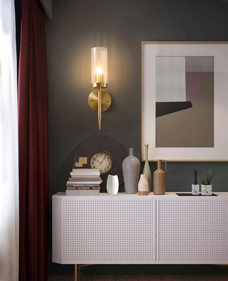 Vilaeisra Elegance Vintage-Glas-Wandleuchte
