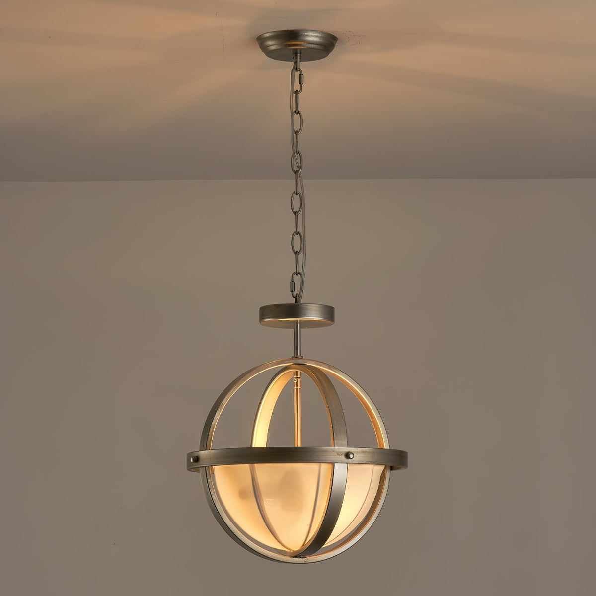 Aevuvyi zeitgenössische minimalistische Pendelleuchte aus Metall und Stoff