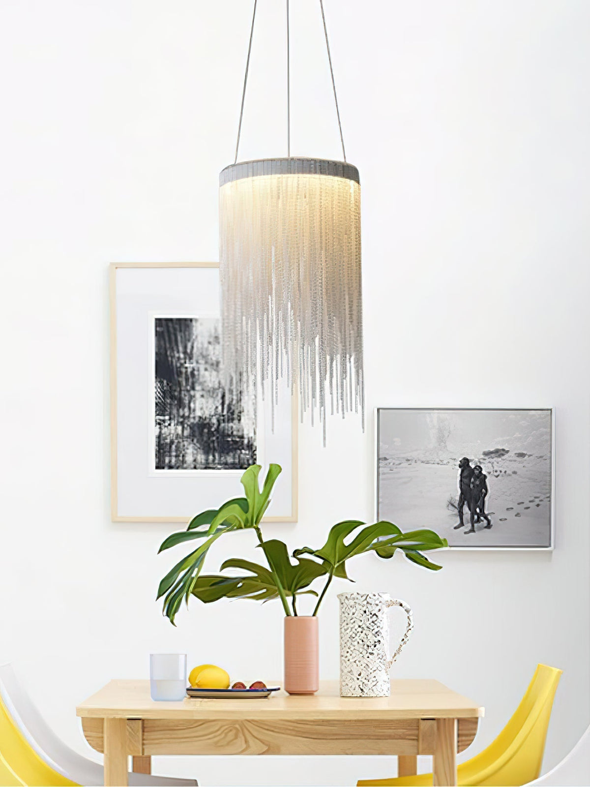 Arsoliel zeitgenössische luxuriöse Pendelleuchte mit Kette und Quasten