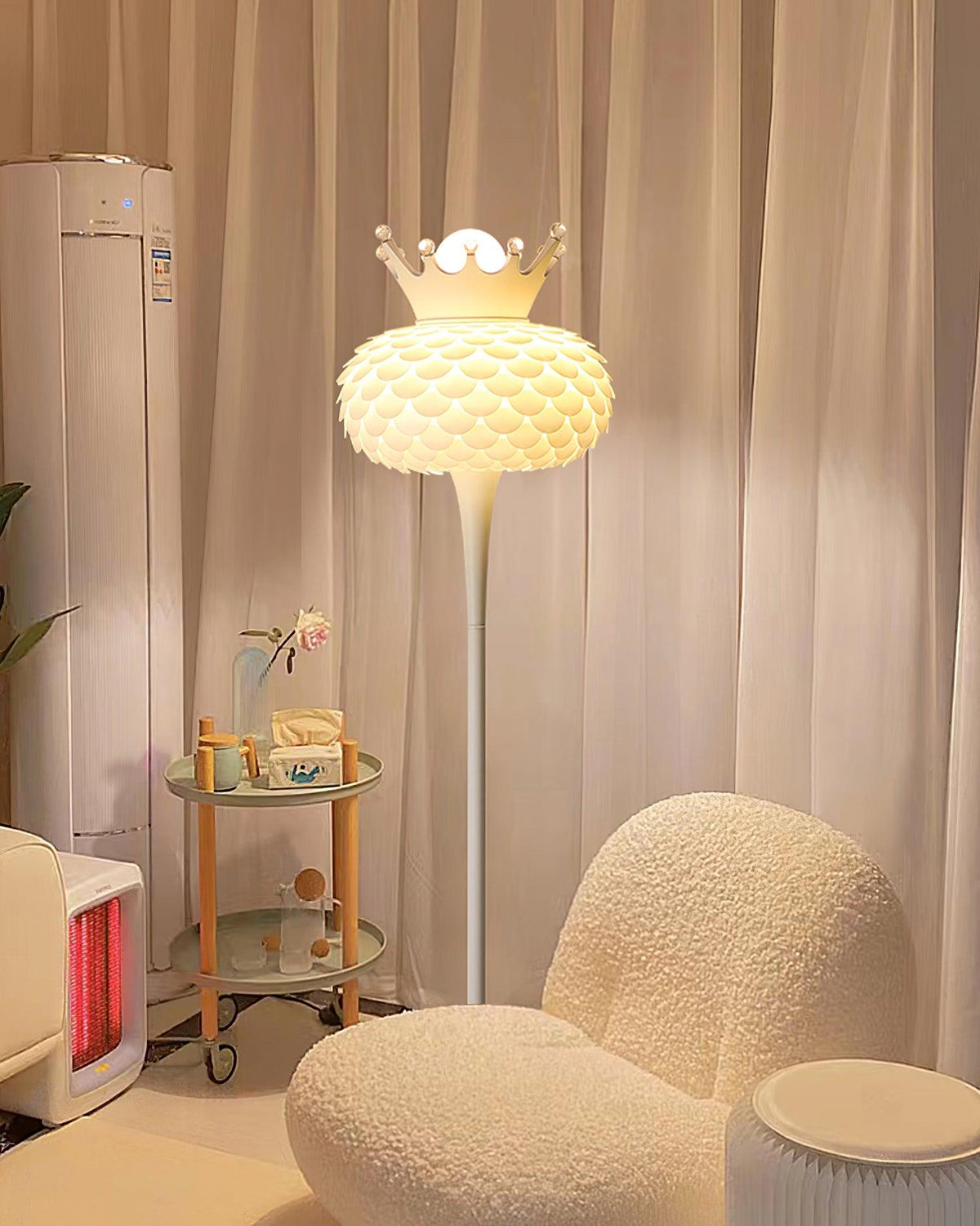 Regal moderne PVC-Stehleuchte