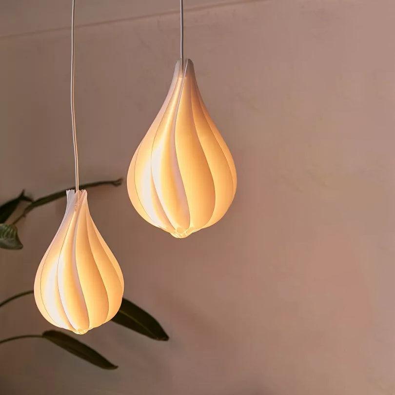 Ersoran zeitgenössische minimalistische Pendelleuchte aus Kunststoff im nordischen Stil