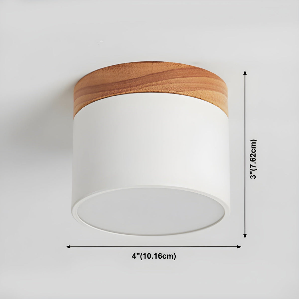 Caveleth zeitgenössische minimalistische Deckenleuchte aus Holz
