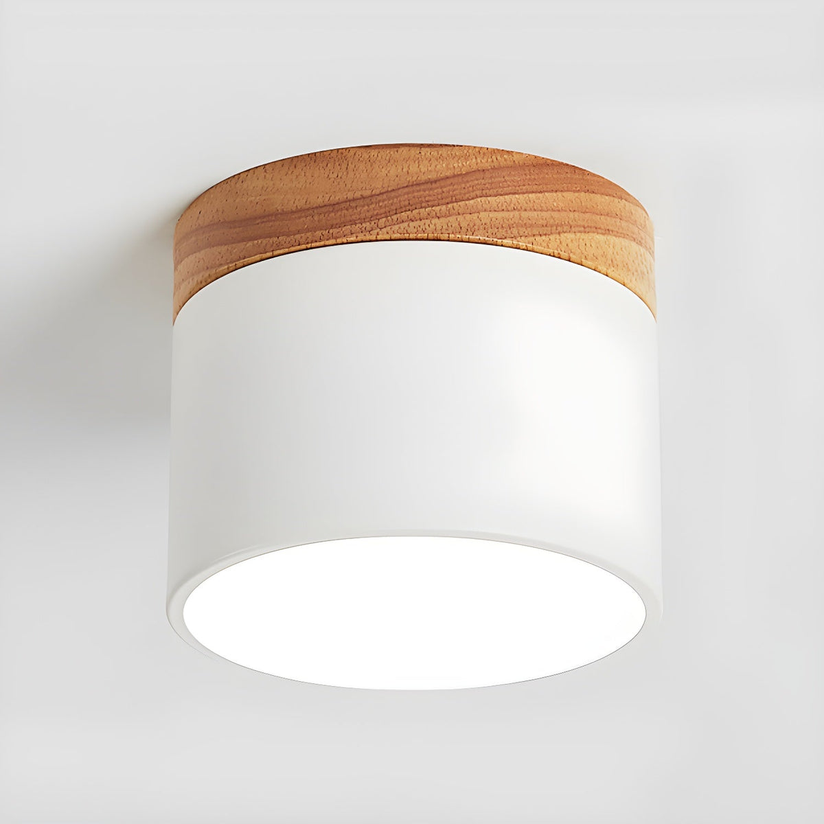 Caveleth zeitgenössische minimalistische Deckenleuchte aus Holz