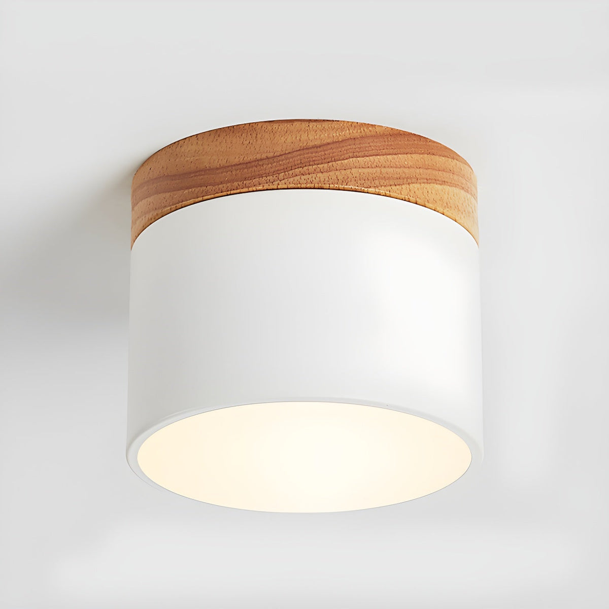 Caveleth zeitgenössische minimalistische Deckenleuchte aus Holz