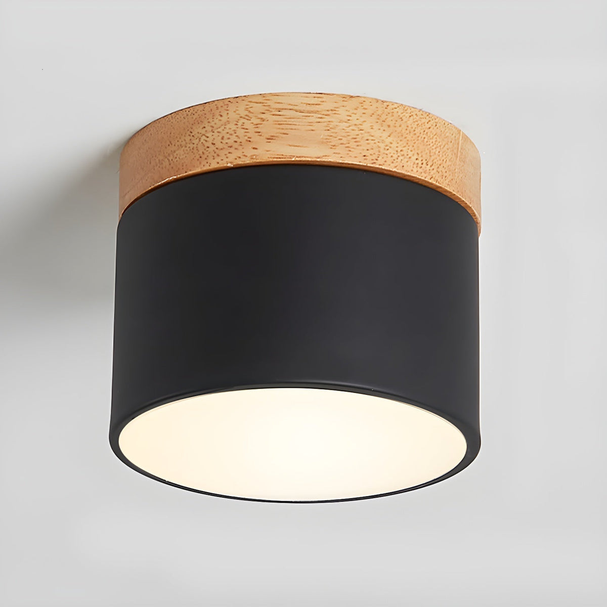 Caveleth zeitgenössische minimalistische Deckenleuchte aus Holz