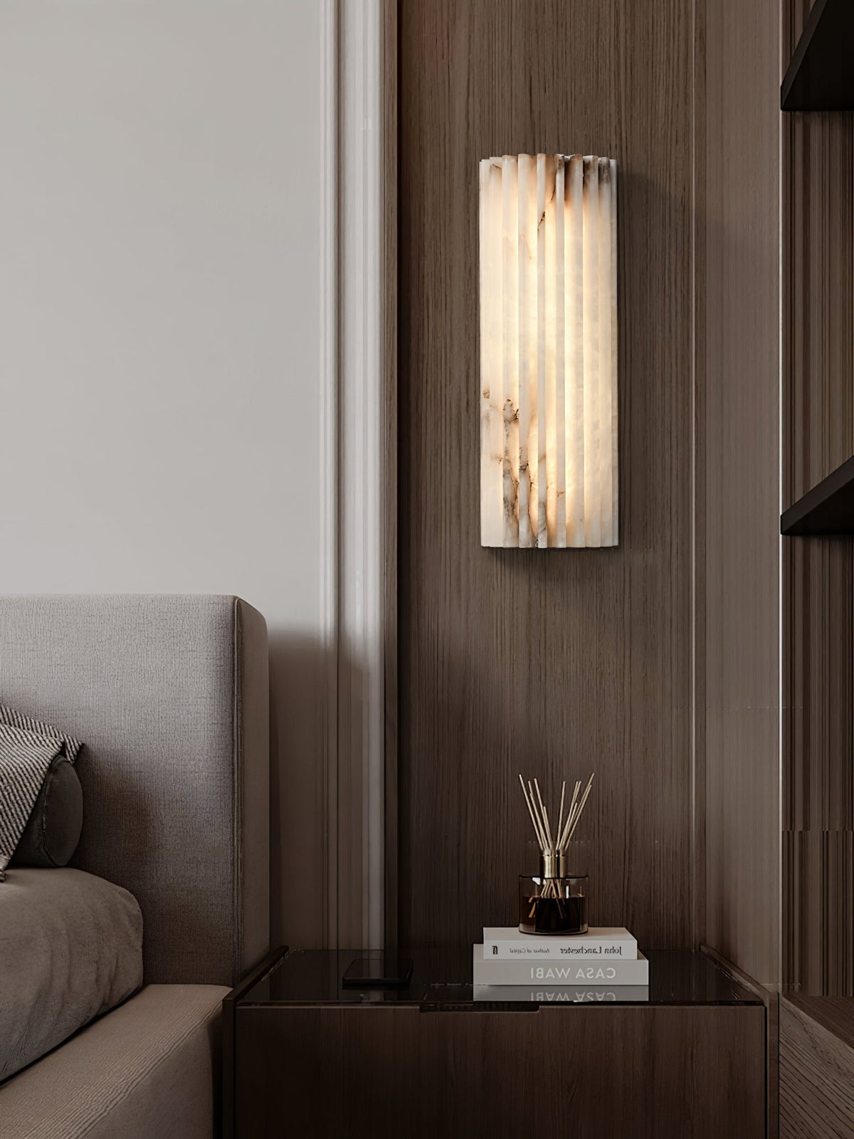 Aveniraria Alabaster-Wandleuchte