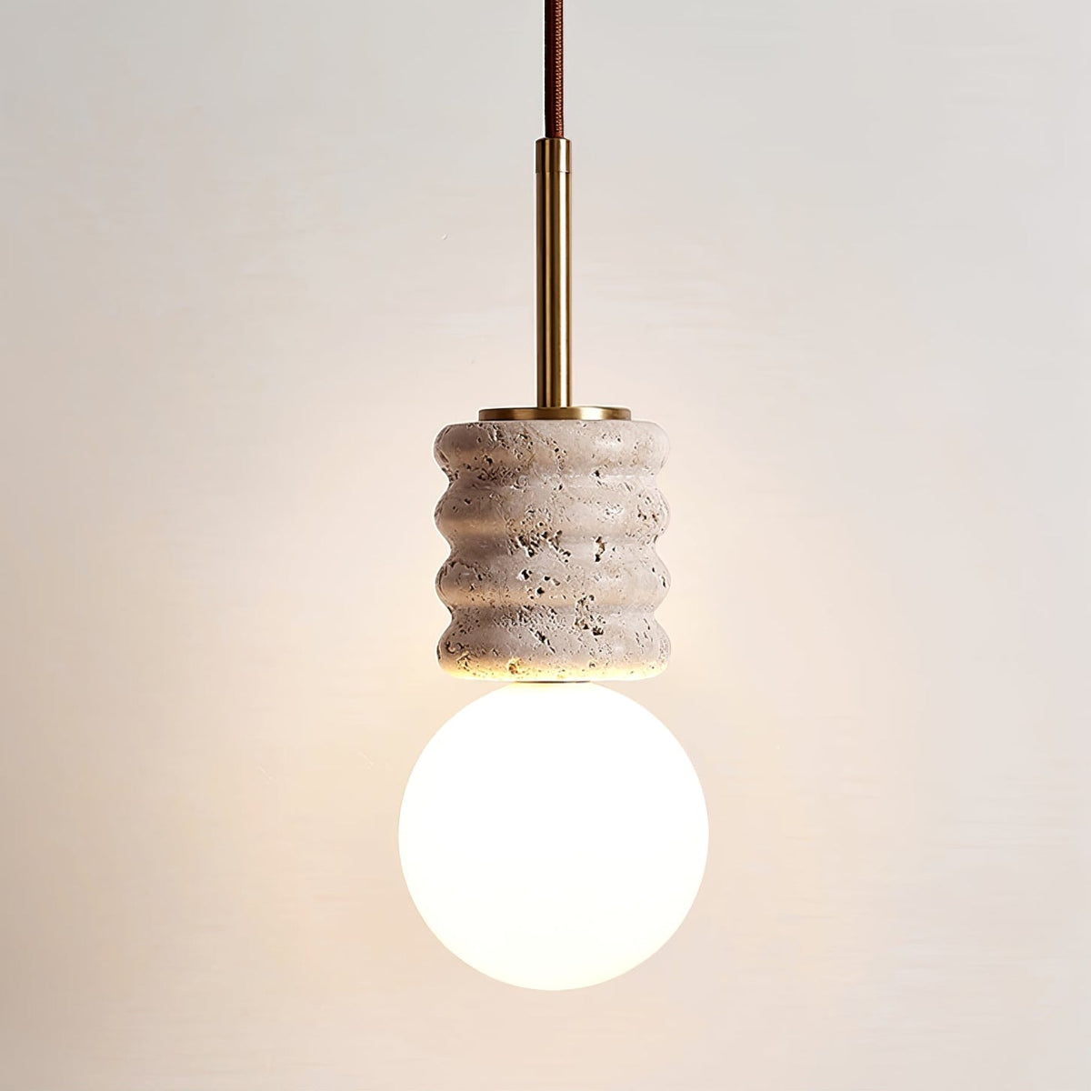 Akls Travertine Pendelleuchte