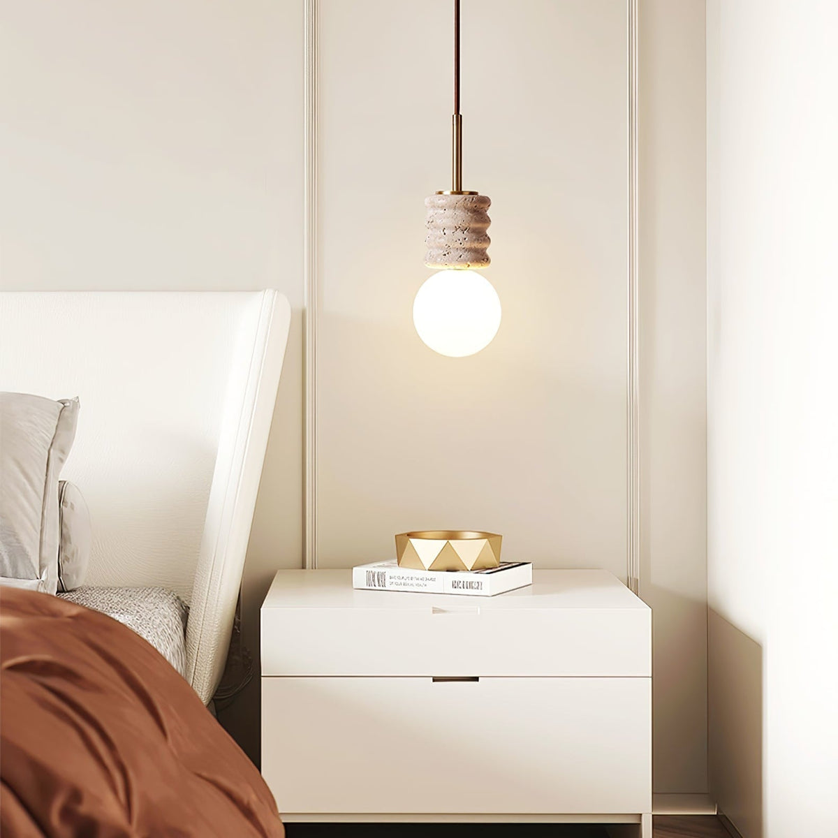 Akls Travertine Pendelleuchte