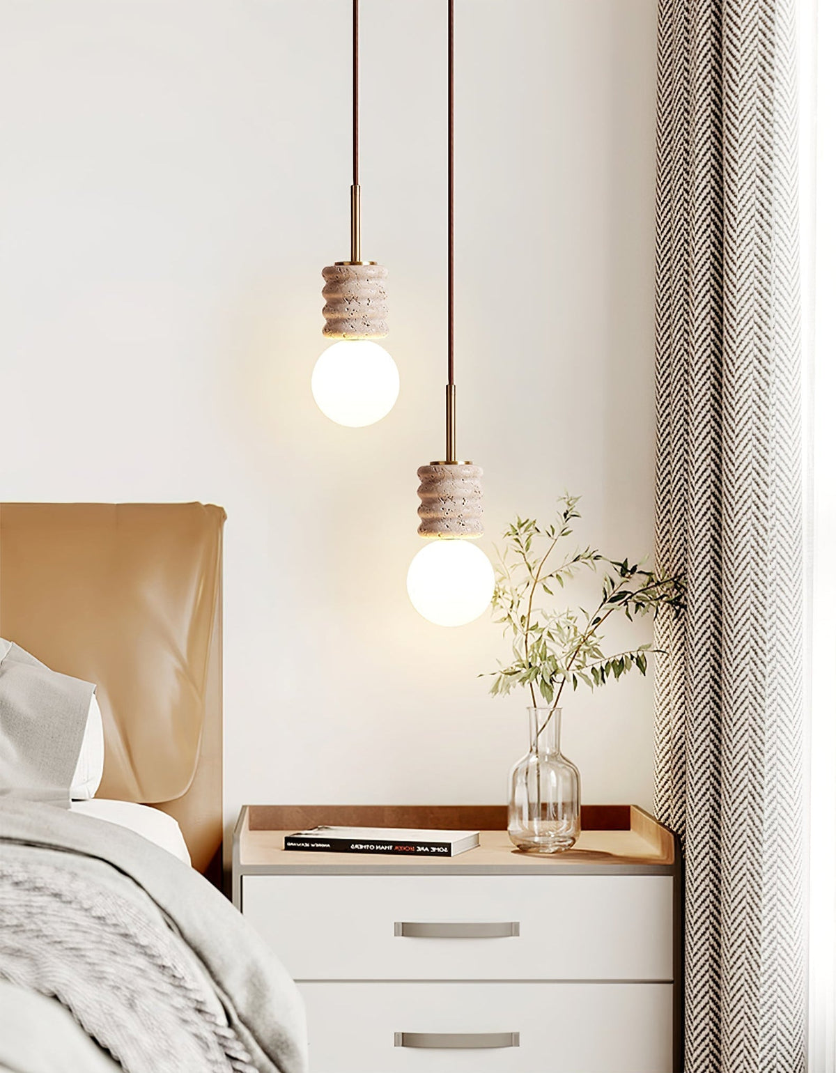 Akls Travertine Pendelleuchte