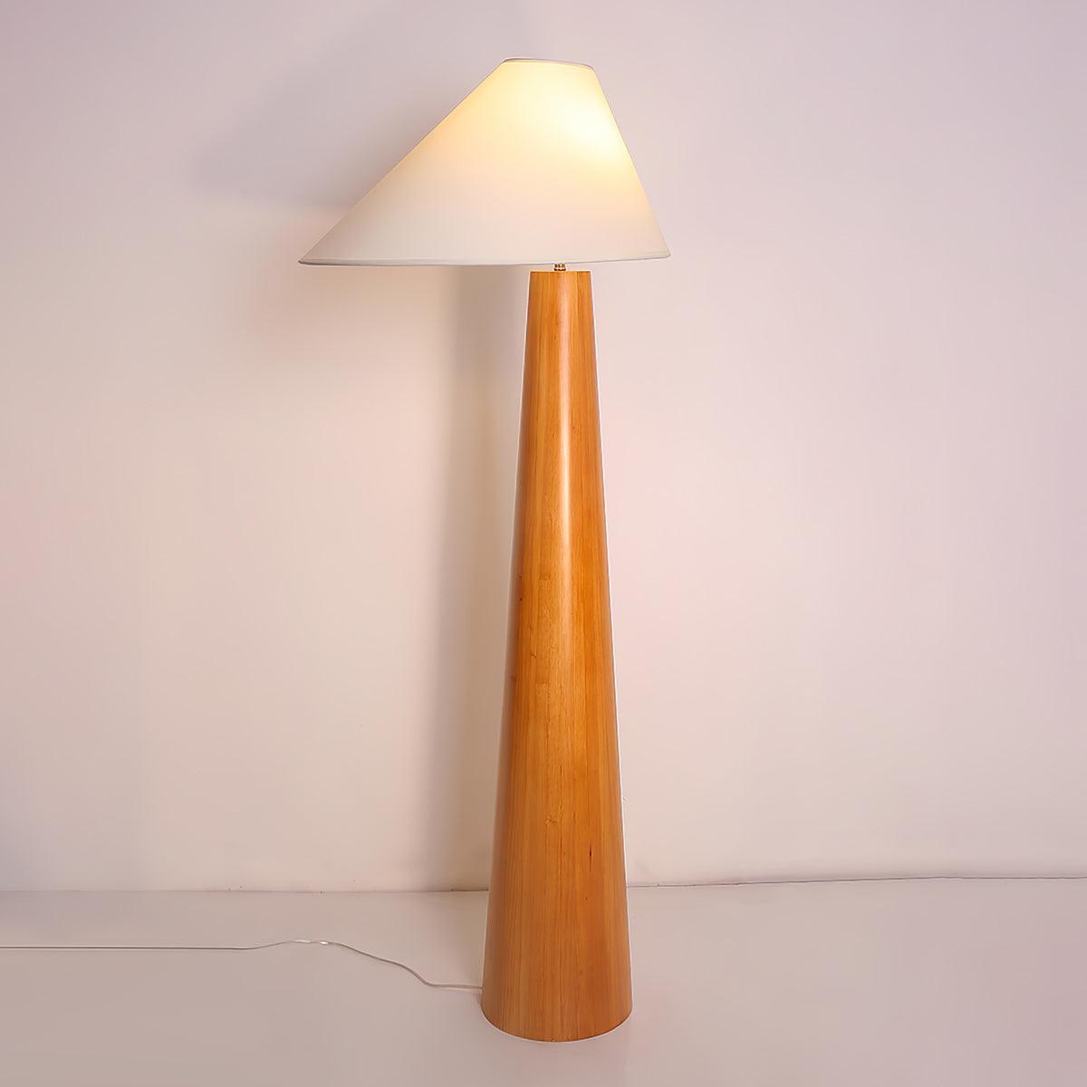 Pinnacle Minimalistische Stehleuchte aus Holz