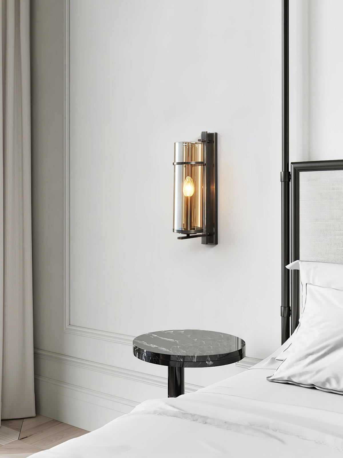 Niroxen Premium zeitgenössische Kunstglas-Wandleuchte