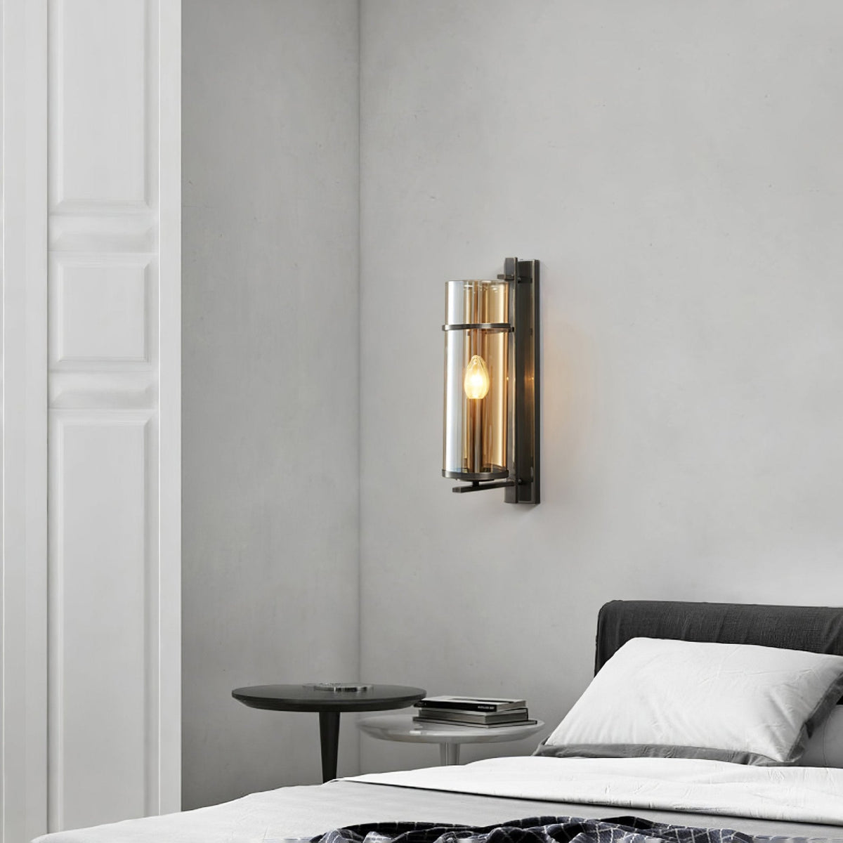 Niroxen Premium zeitgenössische Kunstglas-Wandleuchte