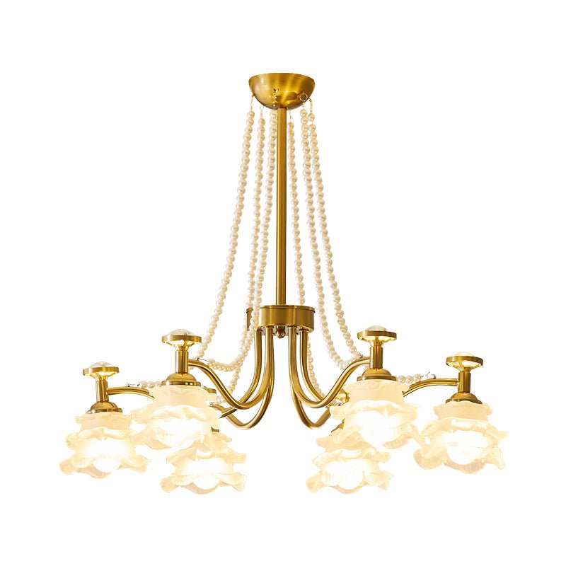Cotalisra Kronleuchter Premium Elegance Rose Glas