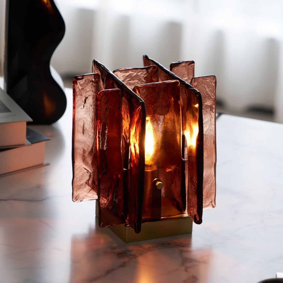 Avlaear Tischleuchte aus Glas