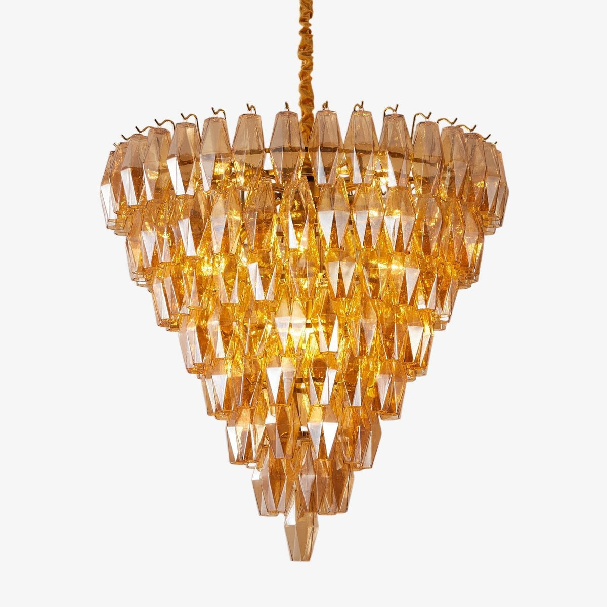 Orelielle Kronleuchter Kronleuchte Bernstein Empire Prism