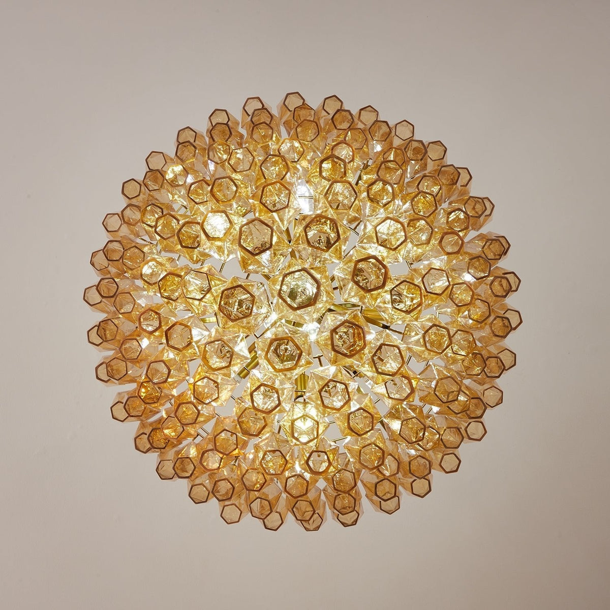 Orelielle Kronleuchter Kronleuchte Bernstein Empire Prism