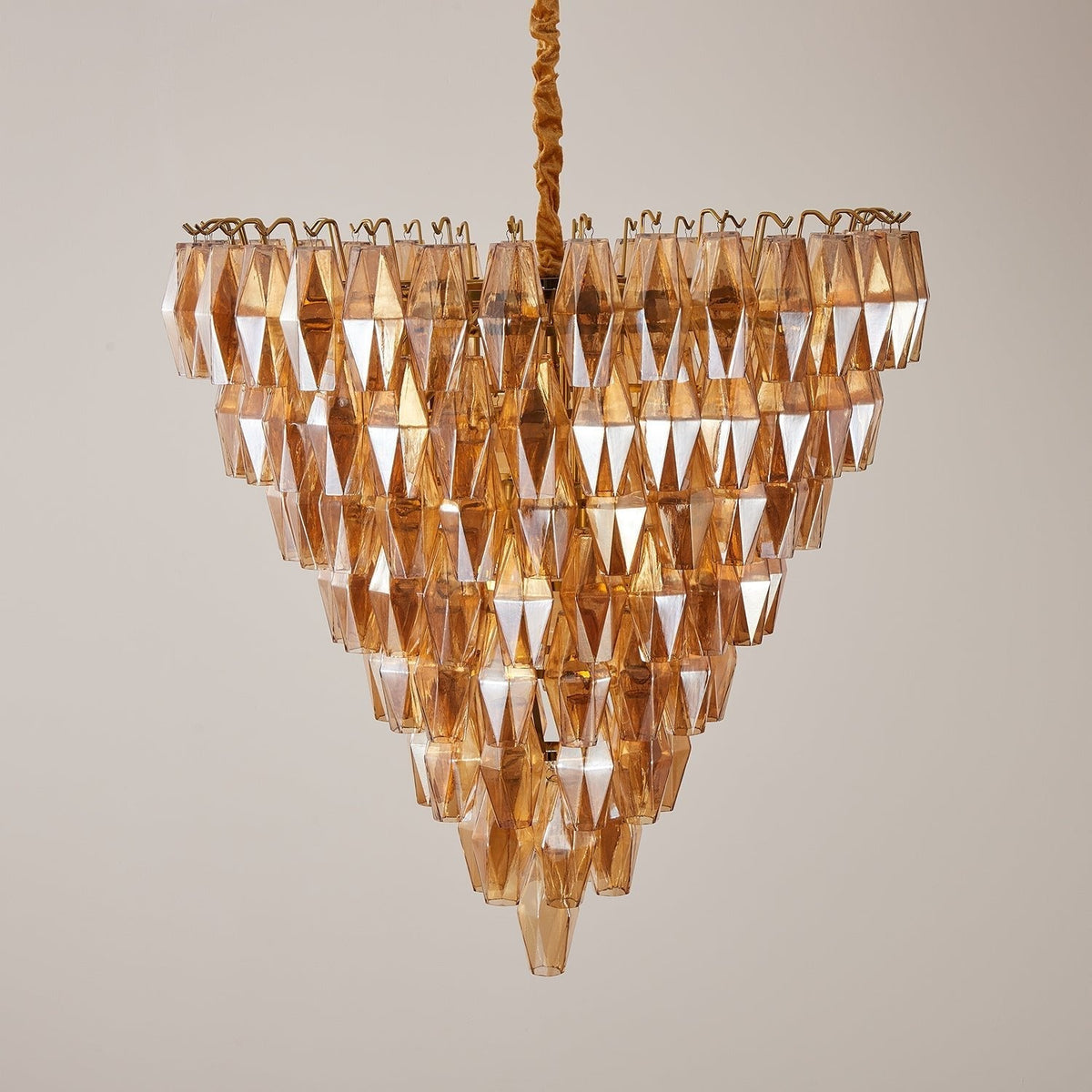 Orelielle Kronleuchter Kronleuchte Bernstein Empire Prism