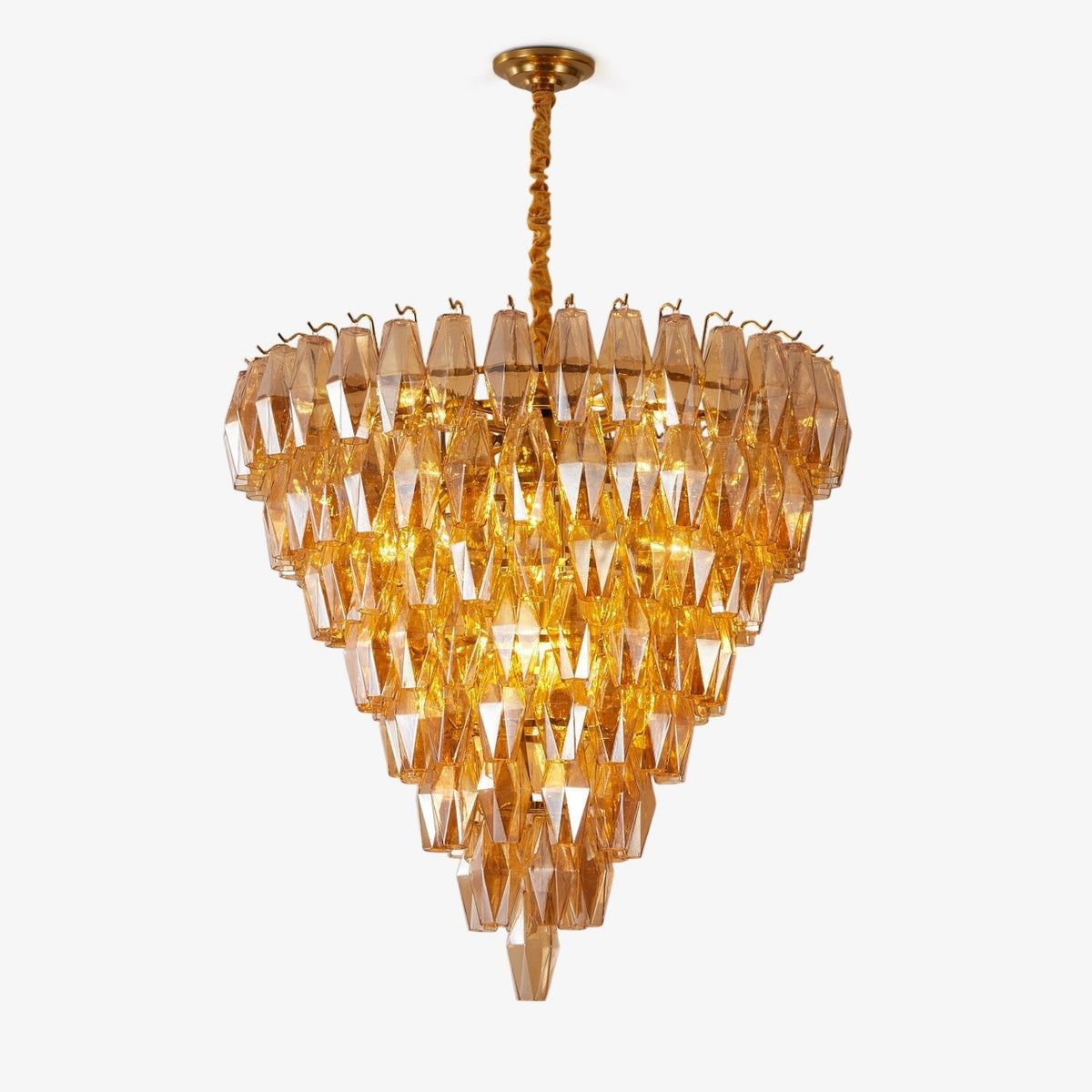 Orelielle Kronleuchter Kronleuchte Bernstein Empire Prism