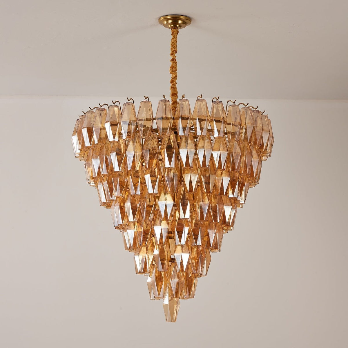 Orelielle Kronleuchter Kronleuchte Bernstein Empire Prism