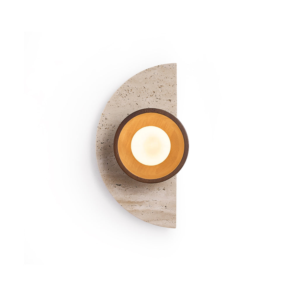 Dvaluvyi Individual Creativity Travertine Wandleuchte