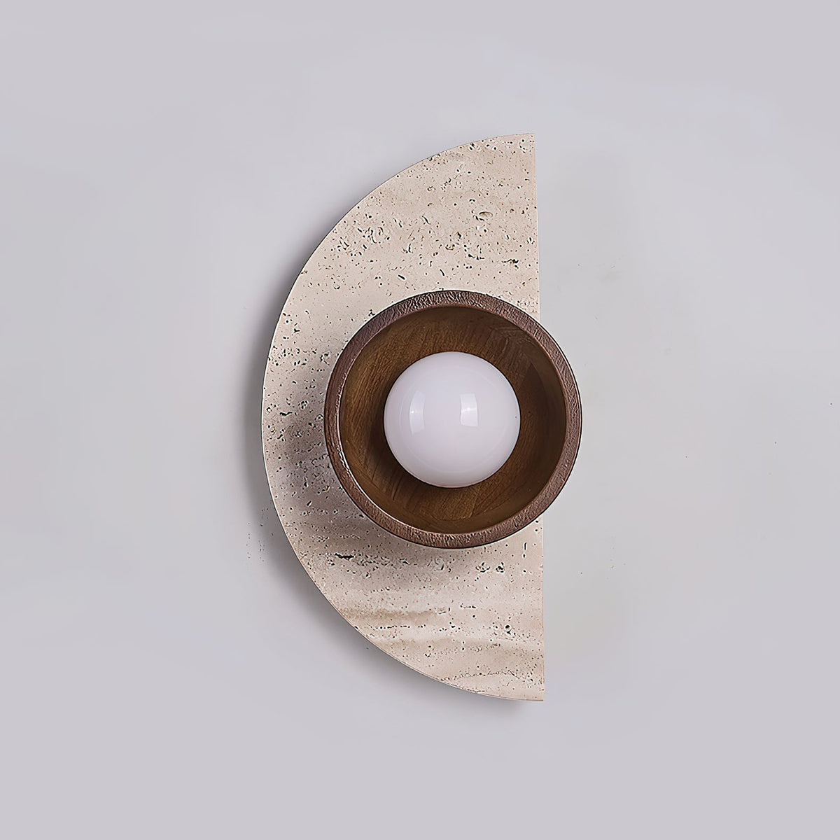 Dvaluvyi Individual Creativity Travertine Wandleuchte