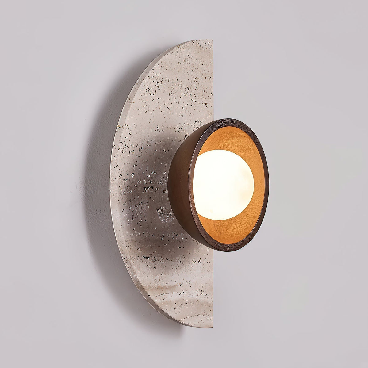 Dvaluvyi Individual Creativity Travertine Wandleuchte