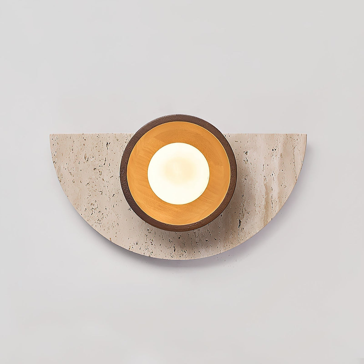 Dvaluvyi Individual Creativity Travertine Wandleuchte