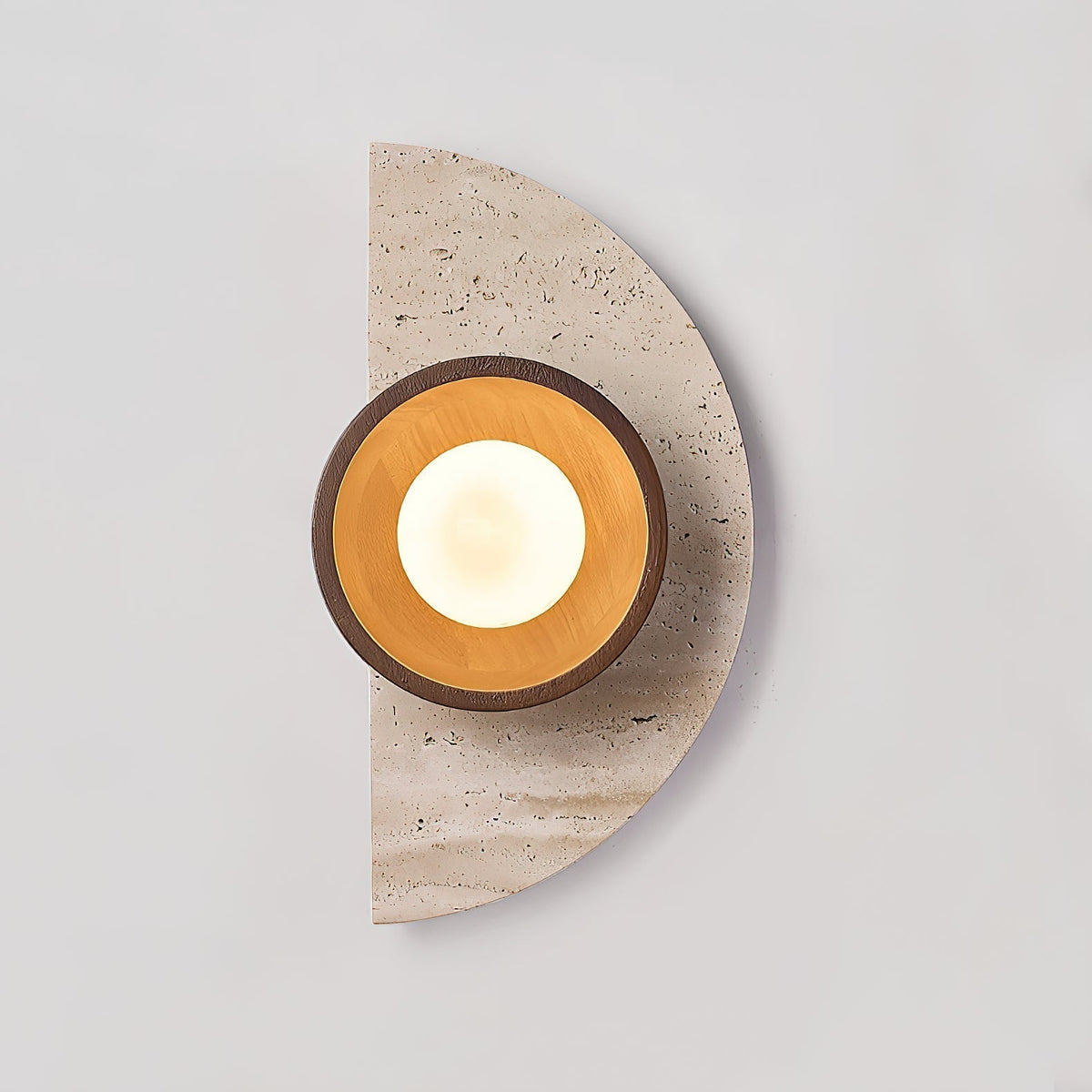 Dvaluvyi Individual Creativity Travertine Wandleuchte