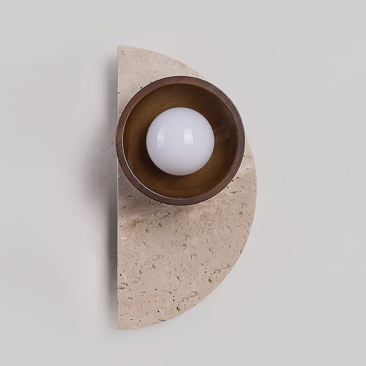 Dvaluvyi Individual Creativity Travertine Wandleuchte