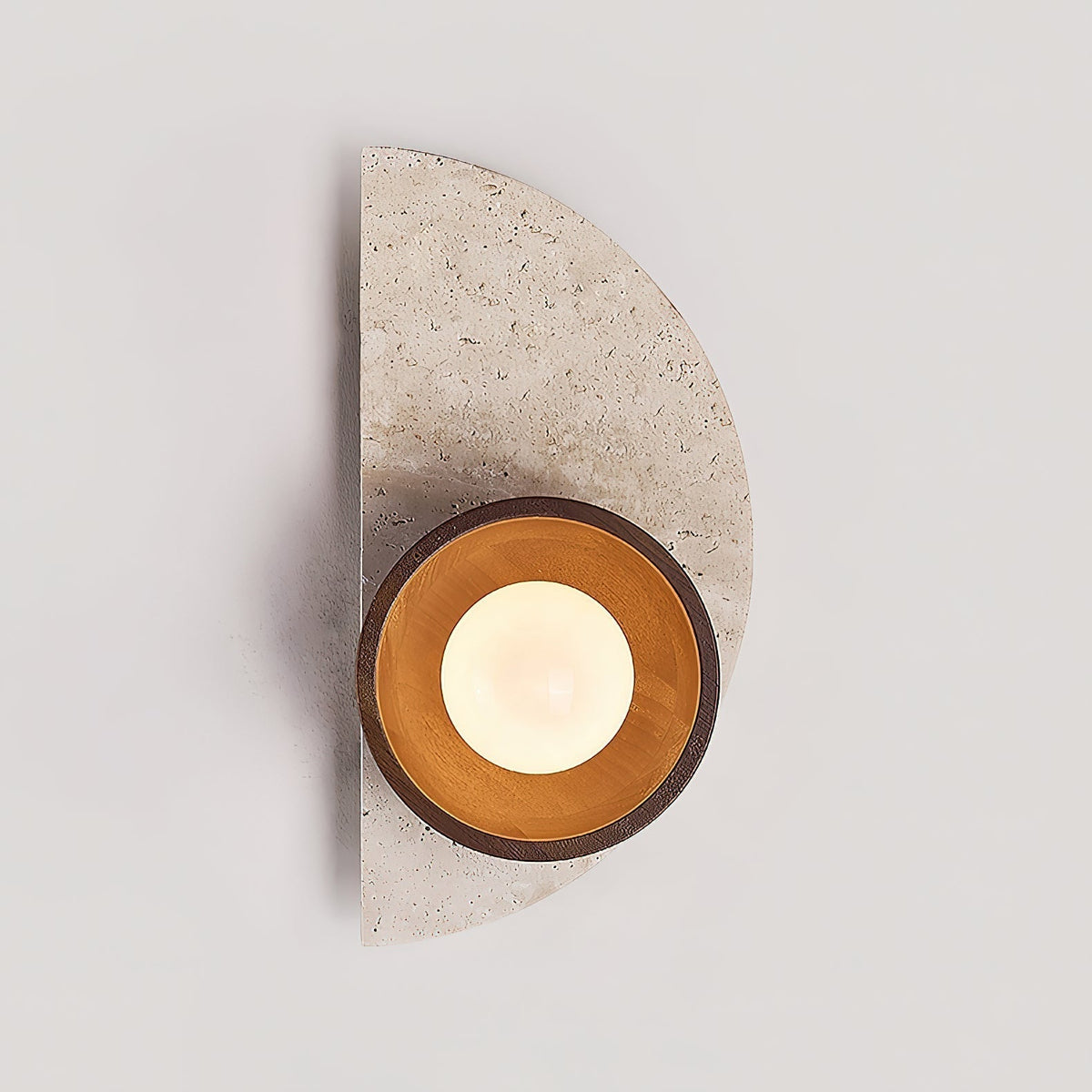 Dvaluvyi Individual Creativity Travertine Wandleuchte