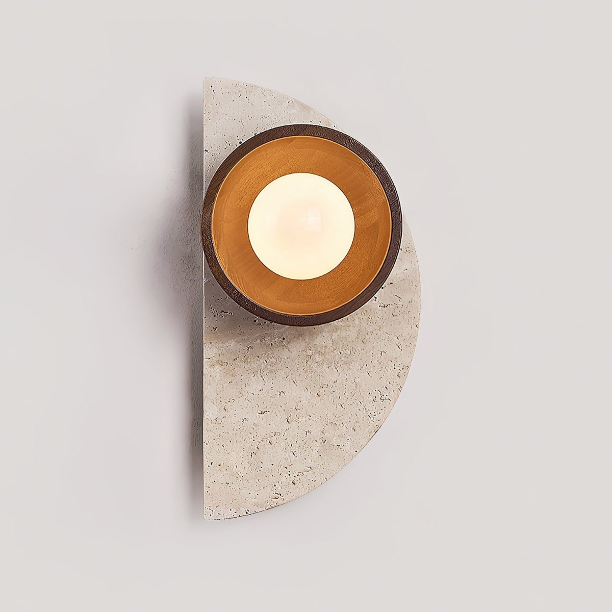 Dvaluvyi Individual Creativity Travertine Wandleuchte