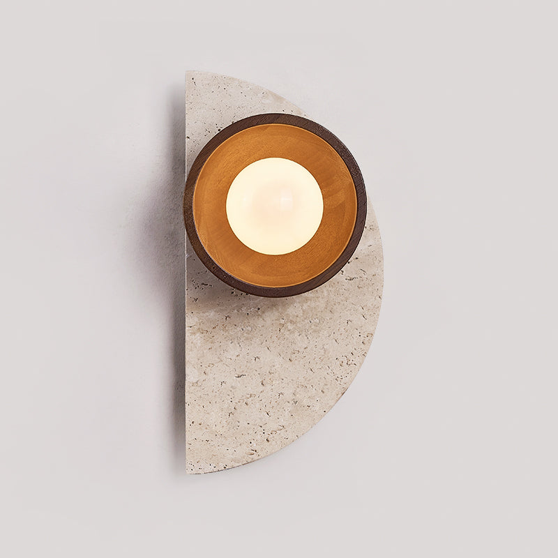 Dvaluvyi Individual Creativity Travertine Wandleuchte