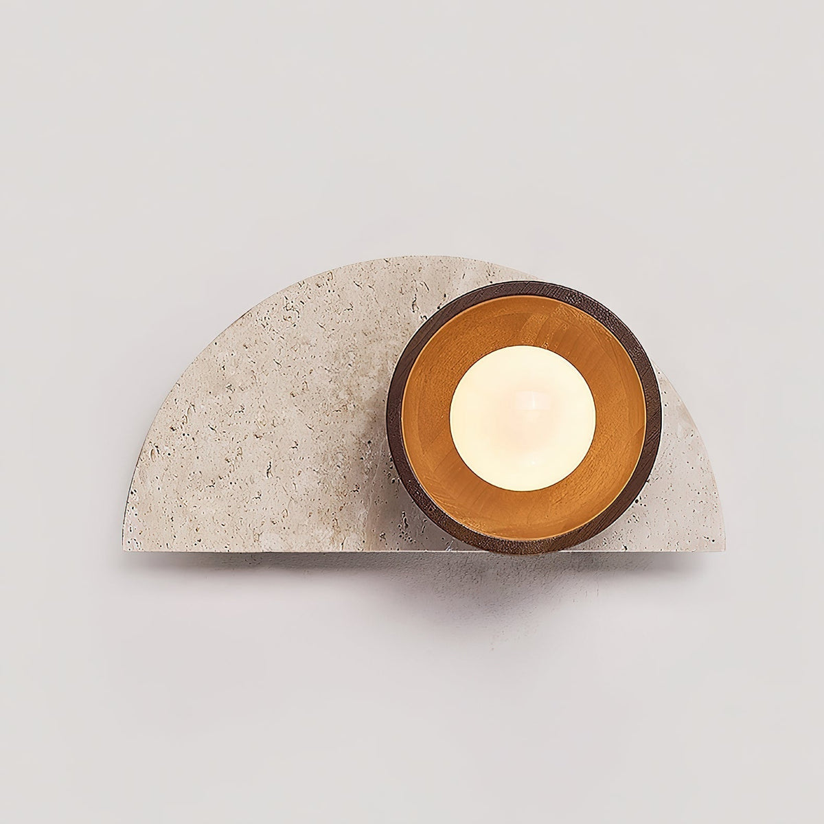 Dvaluvyi Individual Creativity Travertine Wandleuchte