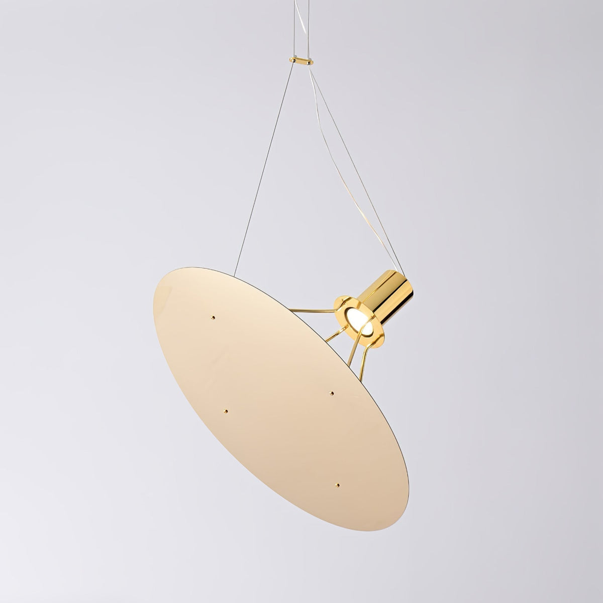 Brio Pendelleuchte aus Stahl im minimalistischen Stil
