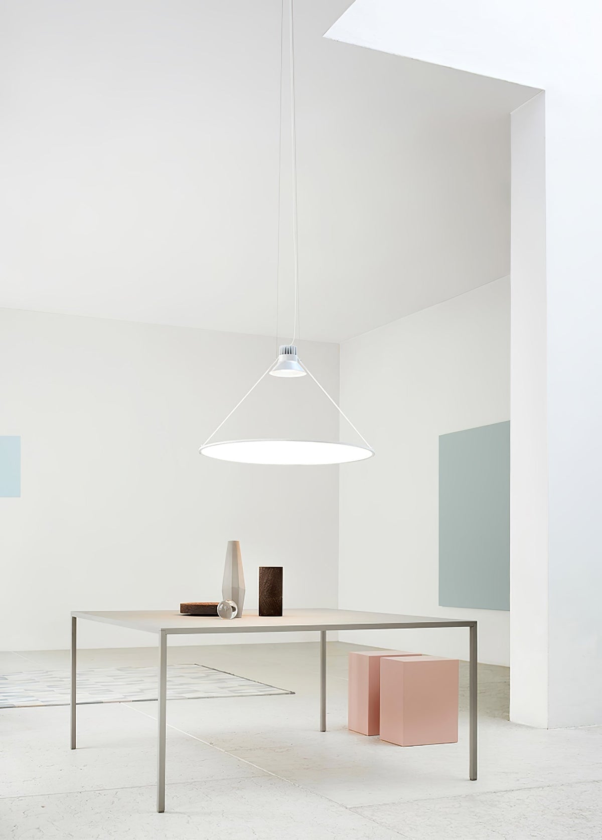 Brio Pendelleuchte aus Stahl im minimalistischen Stil