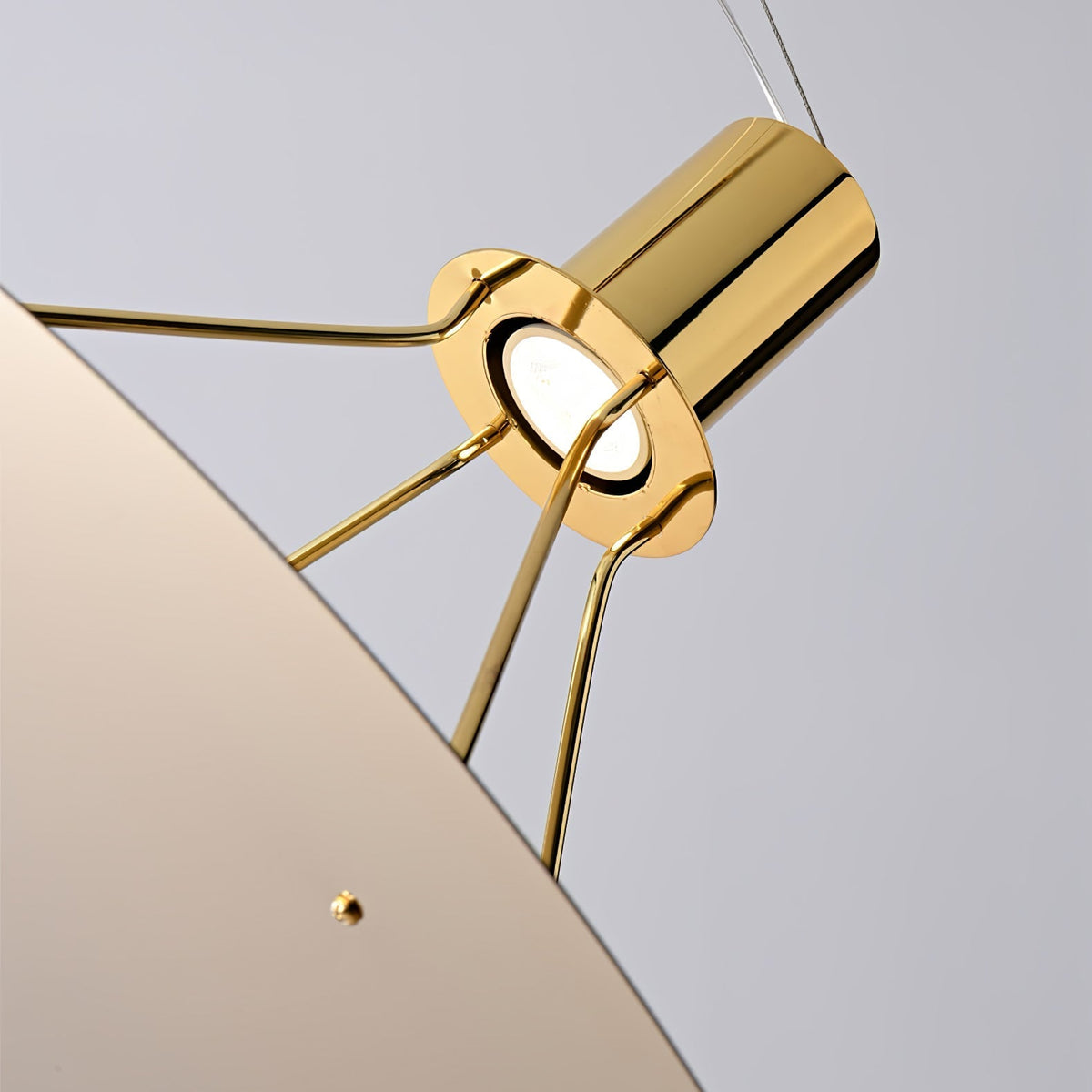 Brio Pendelleuchte aus Stahl im minimalistischen Stil